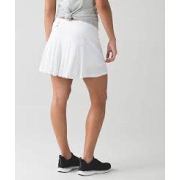 Fit groene witte tennisrok