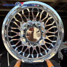 High-Quality Polished Forged Dually Wheels - Custom Sizes 22''-30''