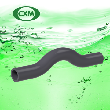 UPVC SCH80 over bend pipe fitting