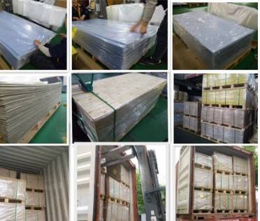 The packing of pet sheet and pet film