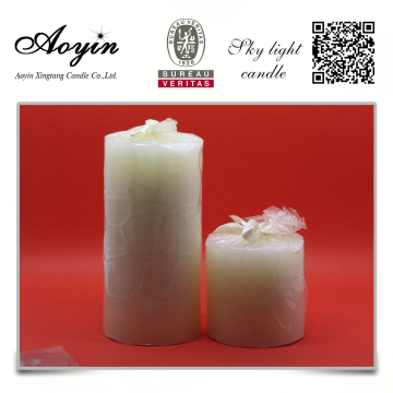 Pillar Candle Wedding Decoration White and Color candle