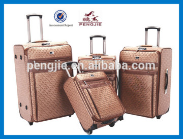 Best price leather travel style luggage bag set & travel zone luggage