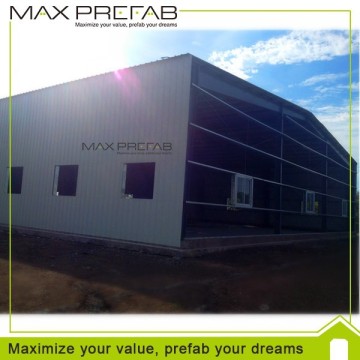 prefabricated steel frame warehouse building from china