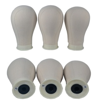 Canvas Block Head Mannequin Head Wig Stand For Wigs Making Tools Wig Display Head