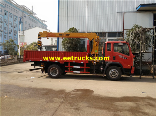 Sinotruk 4x2 10ton Cranes za lori