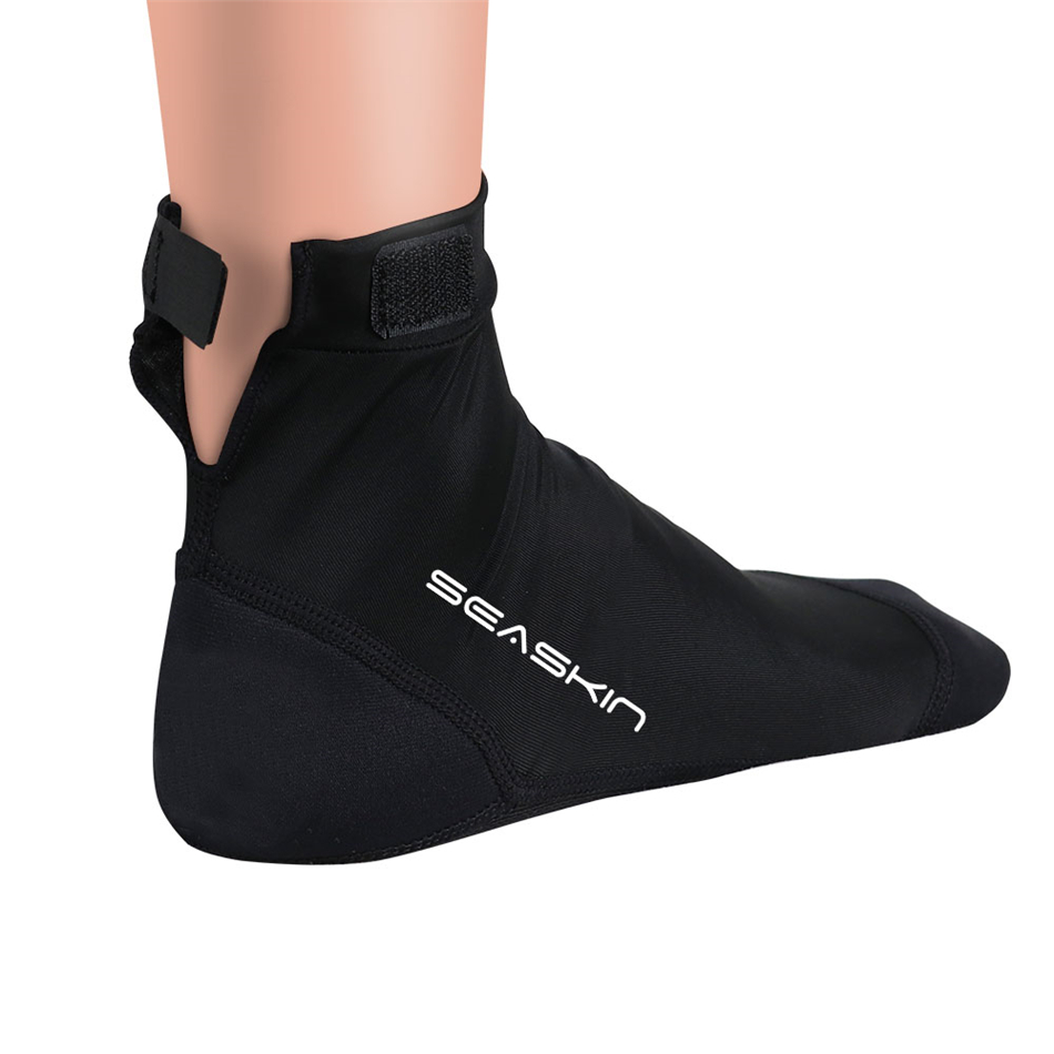 Seaskin Adult Neoprene Scuba Dive Sock dengan Velcro