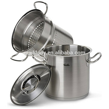 3pcs high quality stainless steel pasta pot,stock pot,big pot