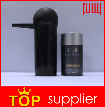 Powder type hair loss products keratin hair thickener