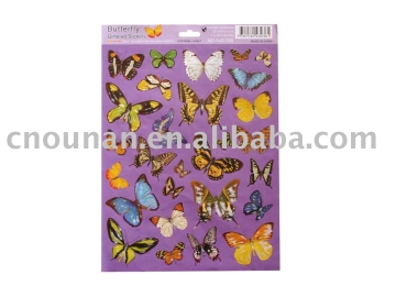 Butterfly Glittered Sticker