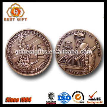3D Printing Logo Copper Medal Coin For Honor