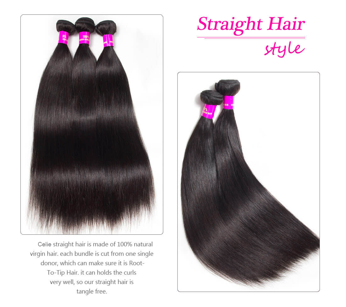 Top Selling cuticle aligned hair Mink Brazilian human hair weave bundles Straight Natural hair extensions