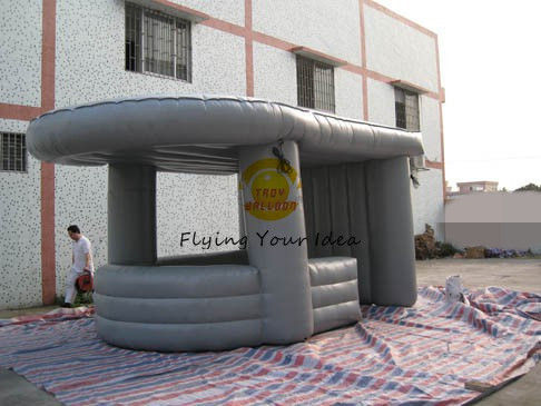 Customized Grey Inflatable Dome Tent 8*4*4m For Wedding Exhibition