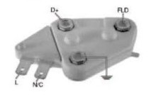 Delco 10SI Series IR/EF Alternators Voltage Regulator D10SE6