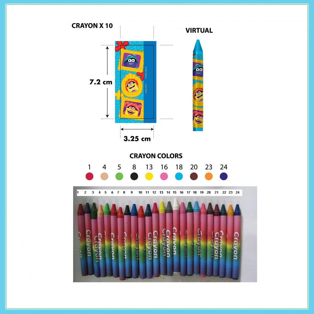 Play Doh Triangle Crayons