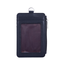 Wholesale PU Work Badge Card Holder with Zipper