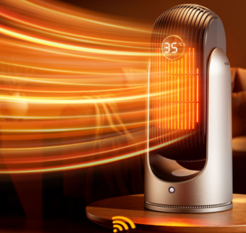 Compact Portable Remote Control Desktop Heater