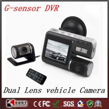 HD 720p Dual Lens Dashboard Car Vehicle Camera Video Recorder DVR Cam G-Sensor