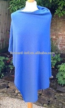 100% Cashmere Poncho Wrap