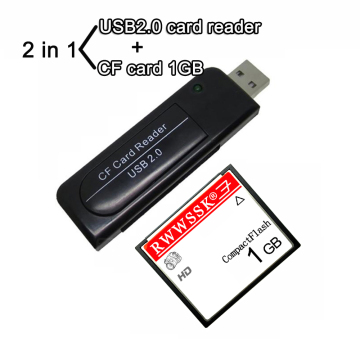 original compatible A+++Compact Flash cf USB2.0 card reader + CF Card 128MB 256MB 1GB 2GB 4GB 8GB 16GB 32GB 64GB Card