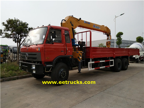 Dongfeng 12 Wheeler 10T Hydraulic Crane Malori