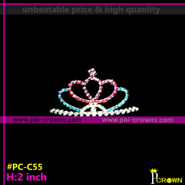 mini tiara crowns comb favor