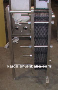 Sanitary small heat exchanger