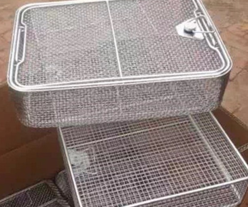 Wire Mesh Medical Storage Basket