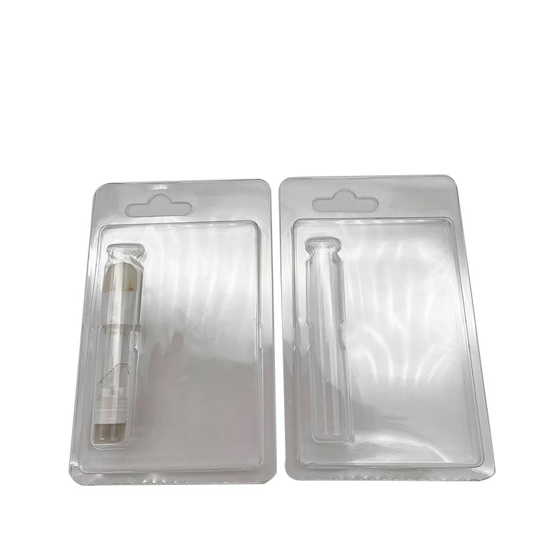 Pet PVC Cartucho de aceite Vape Pen Blister Clamshell