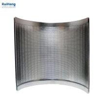 High Efficiency Stainless Steel Curved Wedge Wire Screen Plate Filter Arc Screen