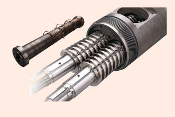 Screw and Barrel Conical Parallel