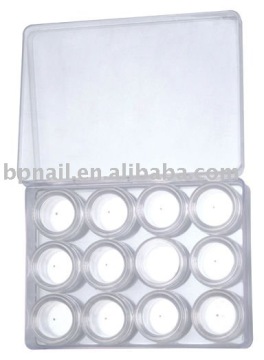 Plastic Art Nail Stone Case