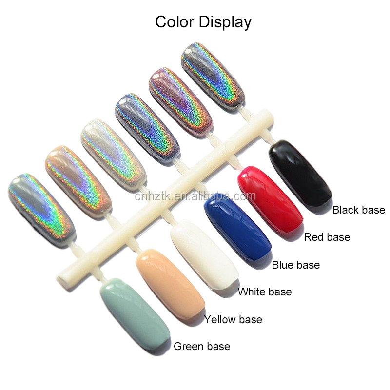 free samples! rainbow effect holo powder holographic pigment   for nails arts,nail polish,paints, printings, etc.