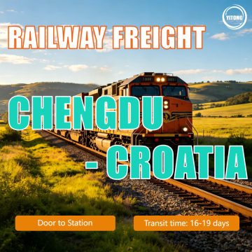 Chengdu to Zagreb Croatia Railway Freight