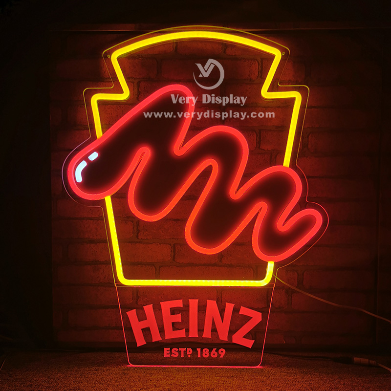 Faux Neon Light Sign Jpg