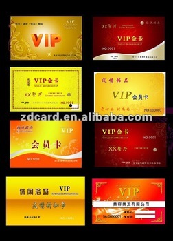 Plastic VIP Card / Plastic PVC VIP Card / Plastic Magnetic Stripe VIP Card