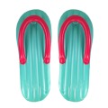 Flip-flops inflables flotantes niños niños piscina flotante