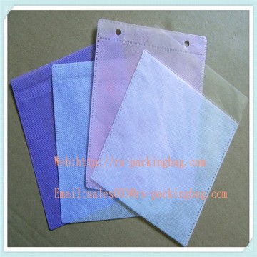 zipper bag with colorful printing customized CD packing bag