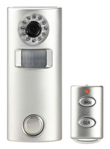 PIR 0.3MP camera alarm