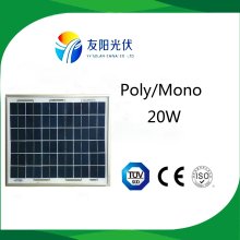 Bester Preis Mono / Poly 20W Kleine Sonnenkollektor