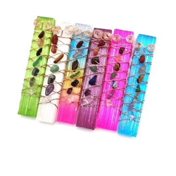 Wholesale High Quality Selenite Wand and Slice for 7 Chakra Spiritual Healing
