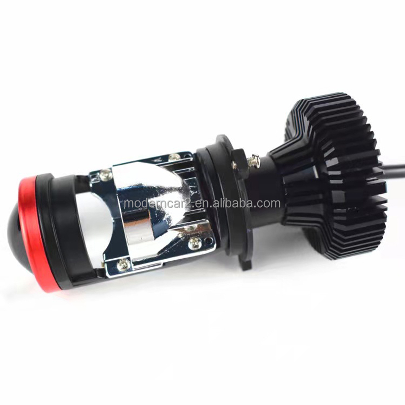 大功率 130W Y7 H4 LED 大灯汽车 H4 迷你投影仪镜头 6000K 12V 高近光灯汽车 LED 灯 LED H4 投影仪镜头