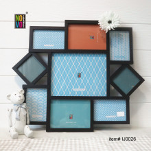Unique injection photo frame with 9 openings