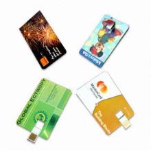 Card USB Flash Drives with Free Sample and Ten Years Data Retention, Customized