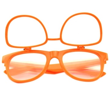 Prism Rave Glasses with Diffuse Flip Lens for Enhanced Light Shows