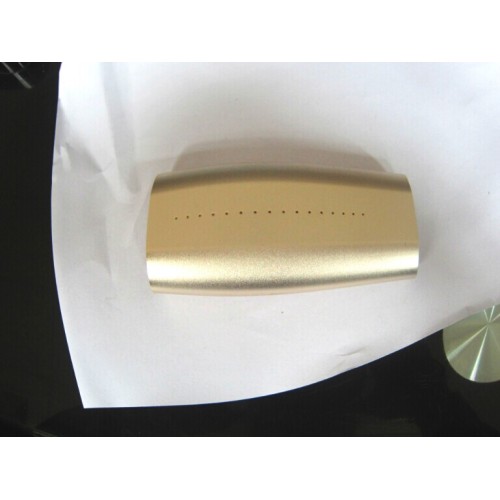Round gold mobile power supply shell