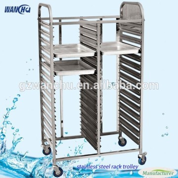 Stainless Steel Bakery Cooking Trolley /Cake Cooking Cart/Pan Cake Shelf