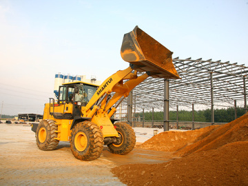 Shantui brand electric wheel loader 5tons rated capacity