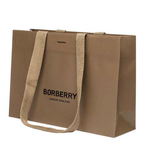 Kraft Paper Torby torebki z ubraniami z wstążką