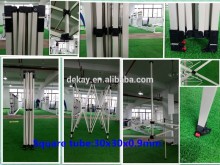 Square steel folding tent