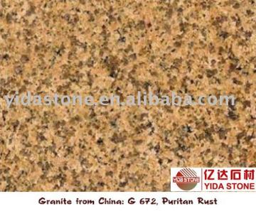 putian rust granite,yellow granite